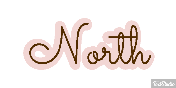 North Effetto testo