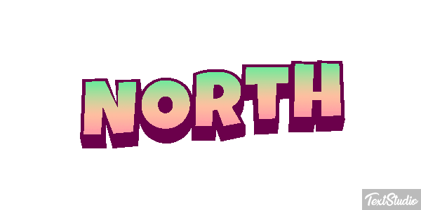 North Effetto testo