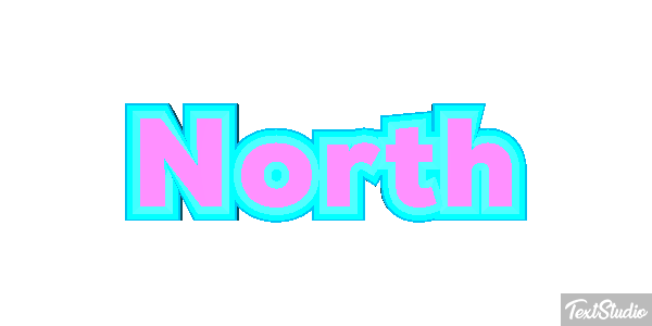 North Effetto testo