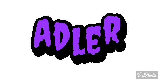 Adler Text effect