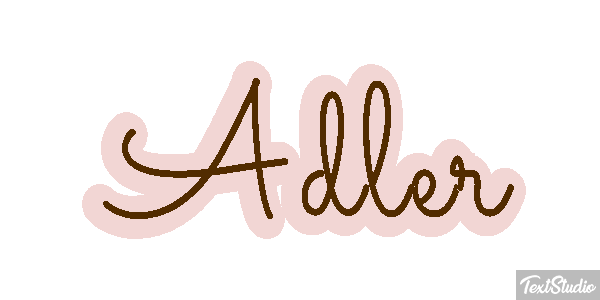 Adler Text effect