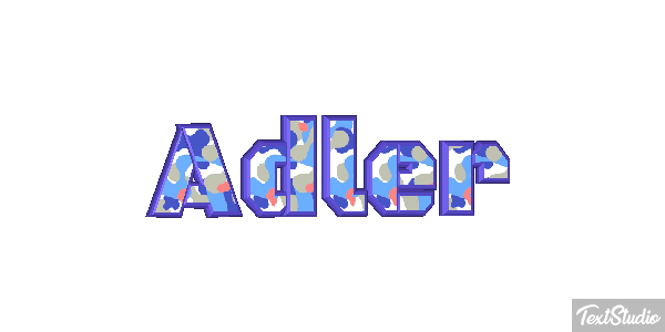 Adler Text effect