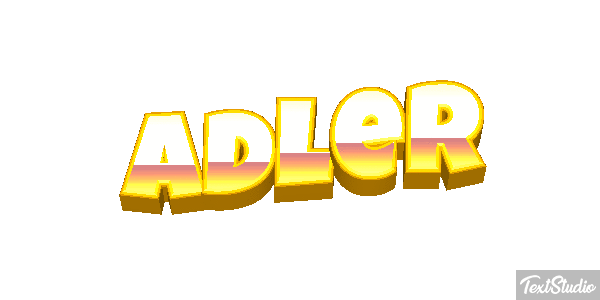 Adler Text effect
