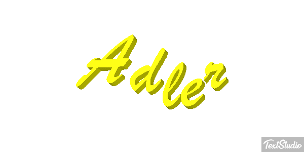 Adler Text effect