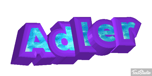 Adler Text effect
