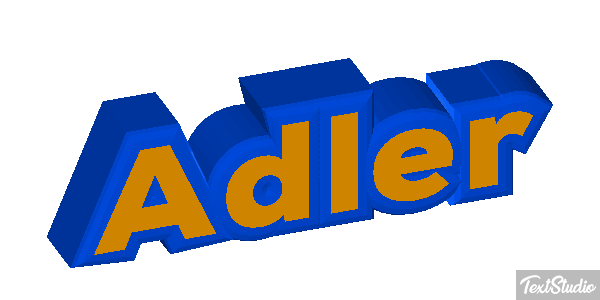 Adler Text effect