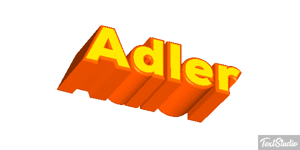 Adler Text effect