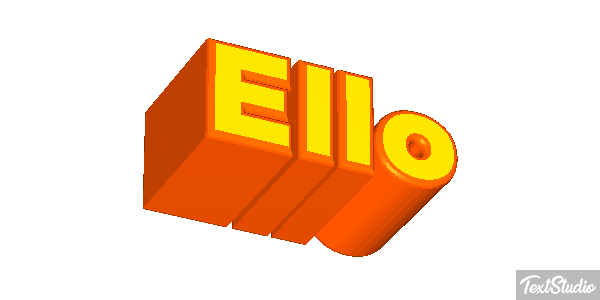Ello Texteffekt