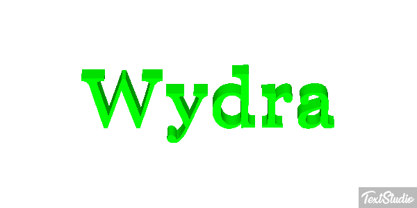 Wydra Efecto de texto