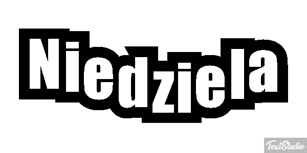 Niedziela Effetto testo