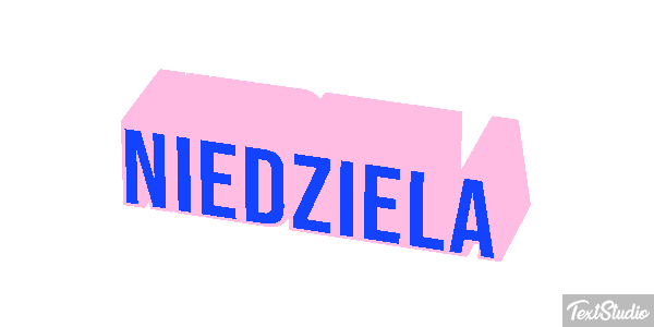 Niedziela Effetto testo