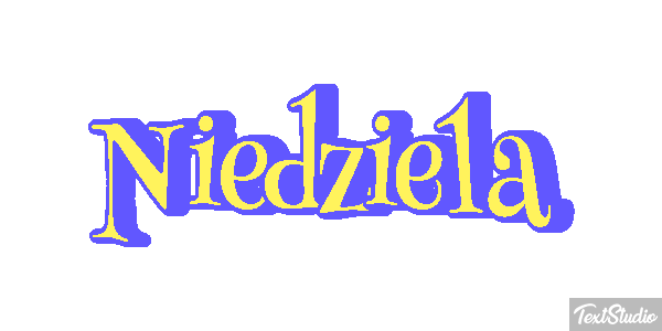 Niedziela Effetto testo