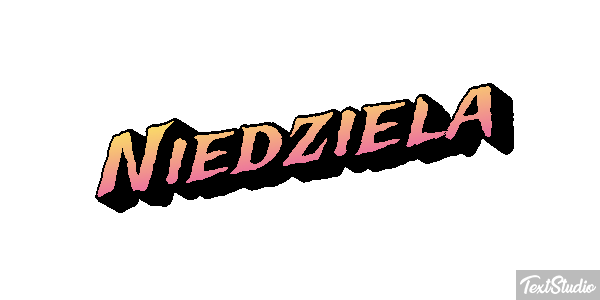 Niedziela Effetto testo