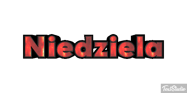 Niedziela Effetto testo