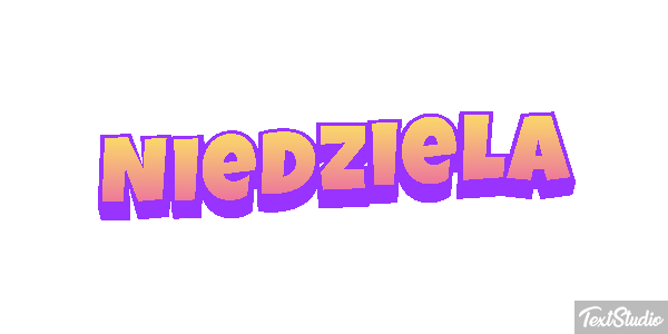 Niedziela Effetto testo