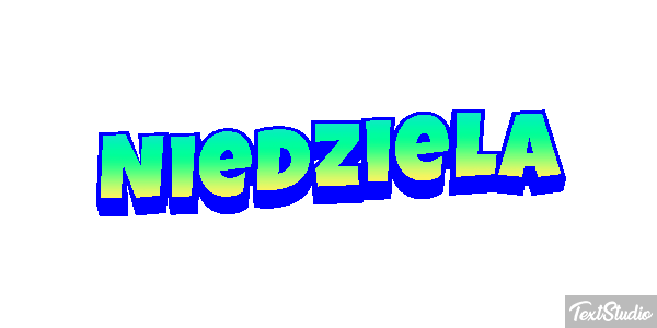 Niedziela Effetto testo
