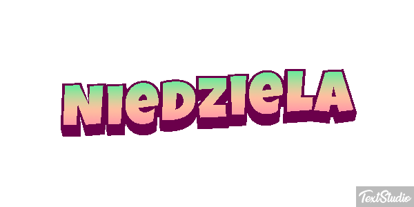 Niedziela Effetto testo