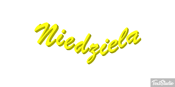 Niedziela Effetto testo
