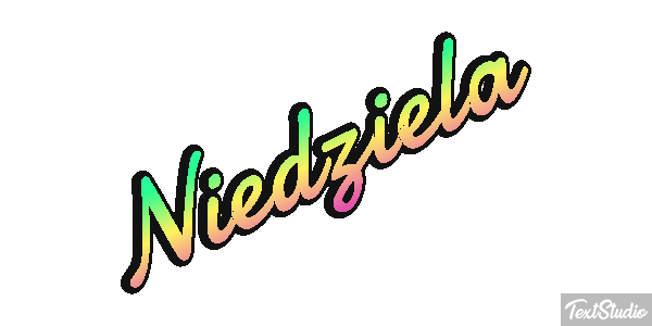 Niedziela Effetto testo