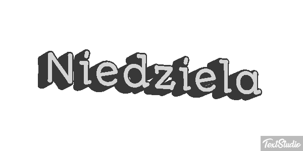 Niedziela Effetto testo