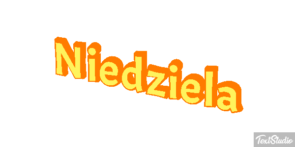 Niedziela Effetto testo