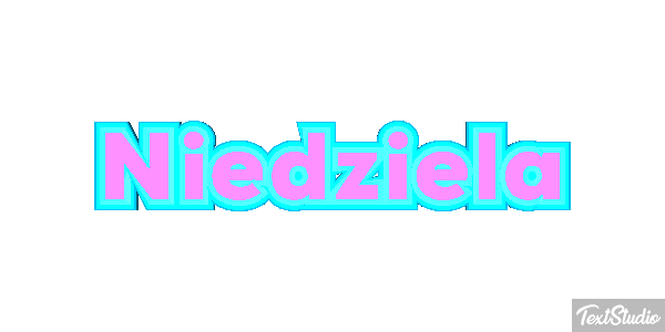 Niedziela Effetto testo
