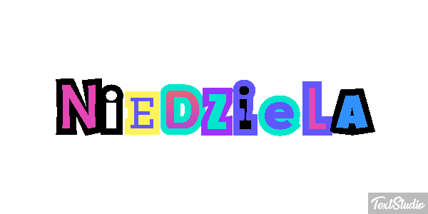 Niedziela Effetto testo