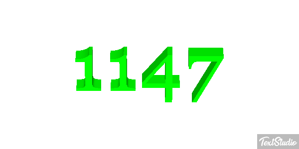 1147 Efeito do texto