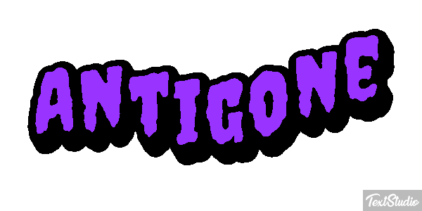 Antigone Text effect