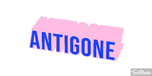Antigone Text effect
