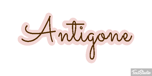 Antigone Text effect