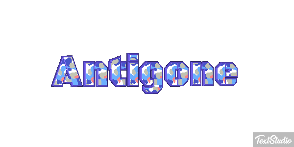 Antigone Text effect