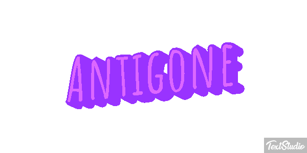 Antigone Text effect