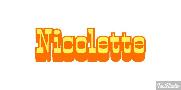 Nicolette Efekt tekstowy