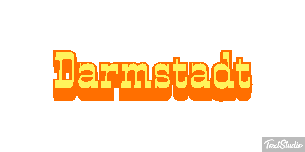 Darmstadt Efekt tekstowy