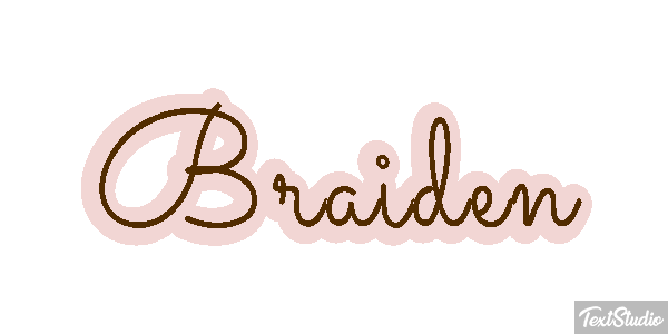 Braiden Text effect