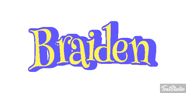 Braiden Text effect