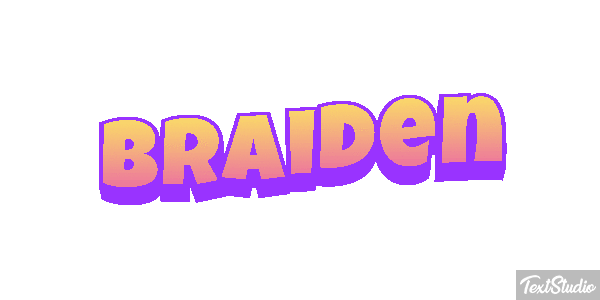 Braiden Text effect