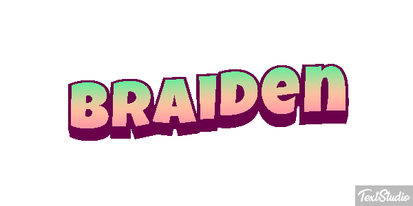 Braiden Text effect