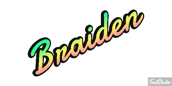 Braiden Text effect