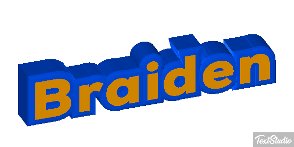 Braiden Text effect