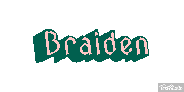 Braiden Text effect