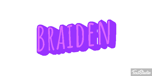 Braiden Text effect