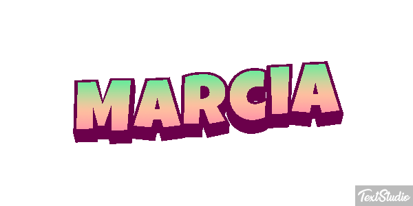 Márcia Text effect