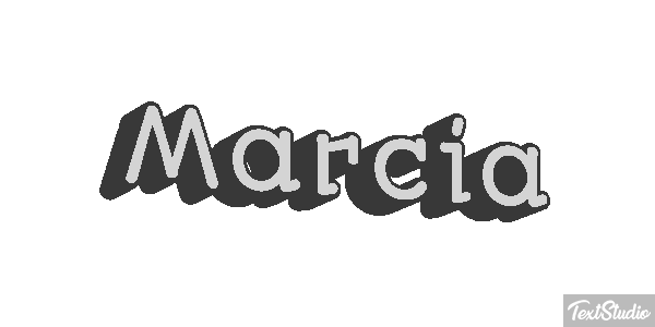 Márcia Text effect