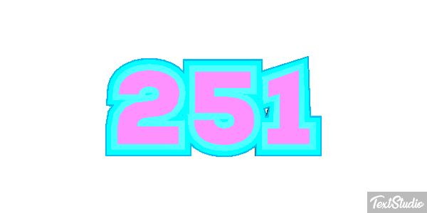 251 Tekst effect