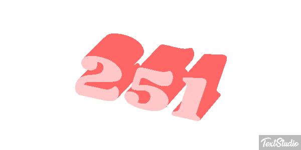251 Tekst effect
