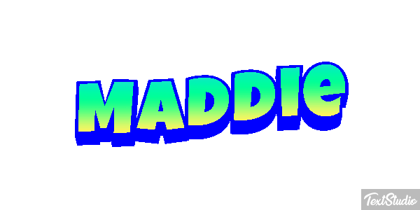 Maddie Tekst effect