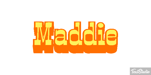 Maddie Tekst effect