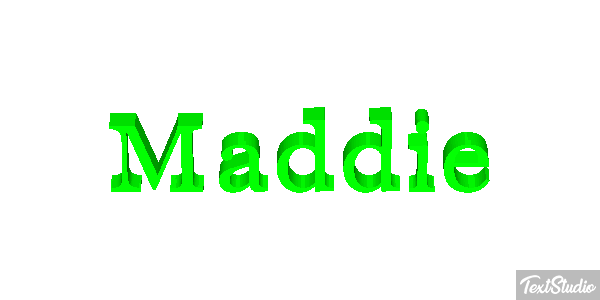 Maddie Tekst effect